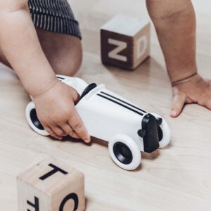 Bolid Grand Prix biały samochód wyścigowy autko zabawka dla dzieci ooh noo