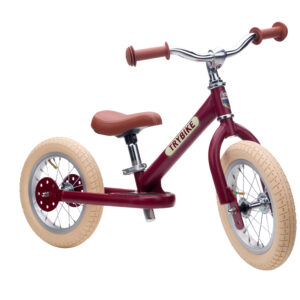 Pierwszy rower biegowy balansujący dziecięcy czerwony dla dzieci Trybike