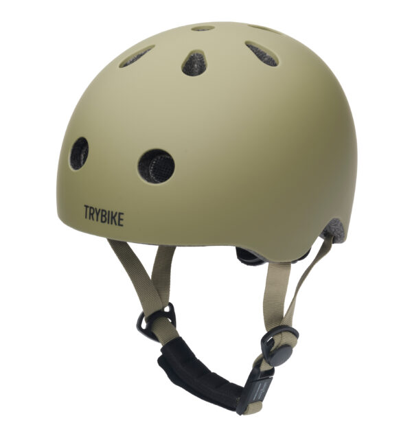 Kask dziecięcy na rower rolki deskorolkę hulajnogę zielony XS Trybike
