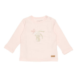 Little Dutch T-shirt z długim rękawem Bunny Pink 62cm CL21020050