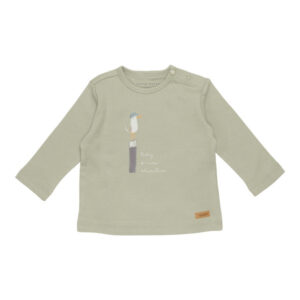 Little Dutch T-shirt z długim rękawem Seagulls Olive 68cm CL21121611