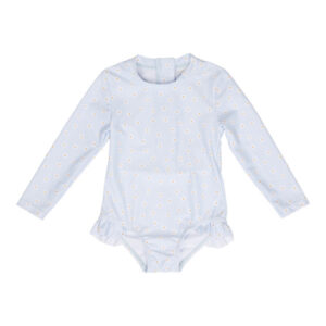 Little Dutch Swimsuit z rękawami Daisy Blue 86/92 Daisy CL80781140