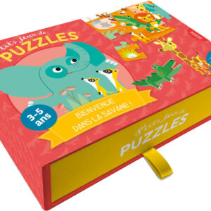 Auzou Puzzle ze zwierzątkami 3D Na sawannie 49606