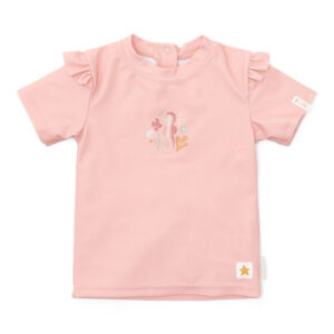 Little Dutch Koszulka do kąpieli z falbankami Seahorse Pink - 74/80 CL24048161