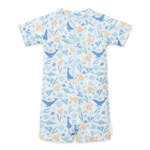 Little Dutch Swimsuit z rękawami Ocean Dreams Blue - 98/104 CL24048013