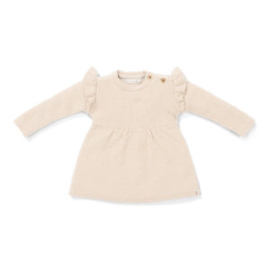 Little Dutch Sukienka z długim rękawem Sand - 62cm CL24225009