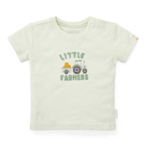 Little Dutch T-shirt z krótkim rękawem Farm Green - 104 CL24021035