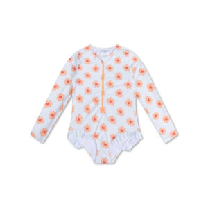 The Swim Essentials Strój kąpielowy jednoczęściowy Flower Hearts 134/140 2023SE572