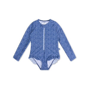 The Swim Essentials Strój kąpielowy jednoczęściowy Blue Leopard 122/128 2023SE547