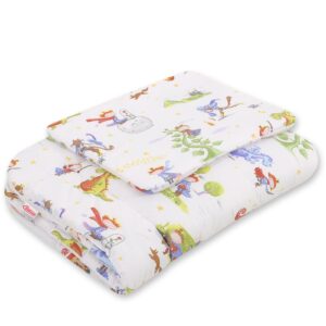 Komplet pościeli dla niemowląt z wypełnieniem 2-cz 75x100cm NEWBORN - rycerz i smok