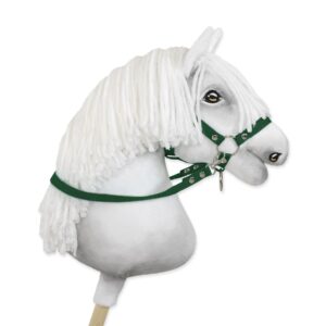 Wodze dla konia Hobby Horse – butelkowa zieleń