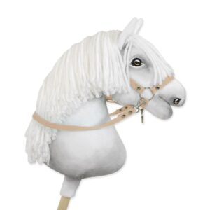 Wodze dla konia Hobby Horse – beżowe