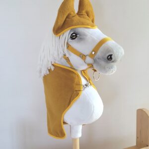 Zestaw dla Hobby Horse A3: derka + nauszniki – musztardowy