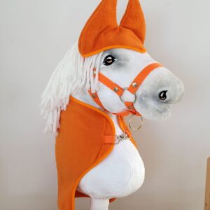 Zestaw dla Hobby Horse A3: derka + nauszniki – pomarańczowy