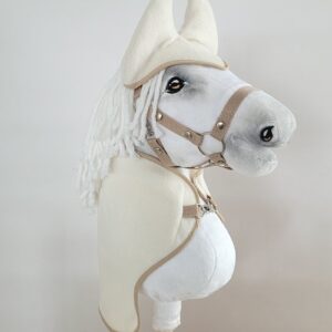 Zestaw dla Hobby Horse A4: derka + nauszniki – kremowy