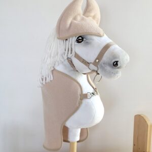 Zestaw dla Hobby Horse A4: derka + nauszniki – beżowy