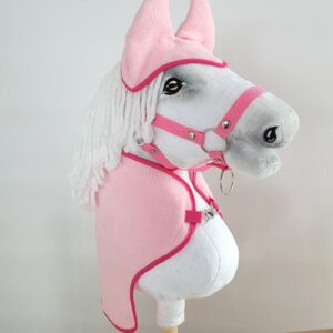 Zestaw dla Hobby Horse A4: derka + nauszniki – jasny różowy