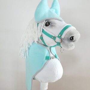 Zestaw dla Hobby Horse A4: derka + nauszniki – jasna mięta