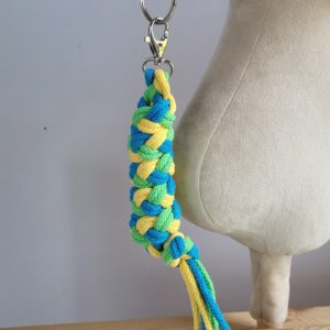 Uwiąz dla Hobby Horse ze sznurka – żółty/ turkus/ jasny zielony