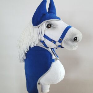 Zestaw dla Hobby Horse A4: derka + nauszniki – chabrowy