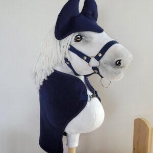 Zestaw dla Hobby Horse A4: derka + nauszniki – granatowy