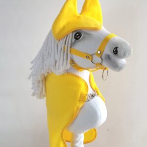 Zestaw dla Hobby Horse A4: derka + nauszniki – żółty